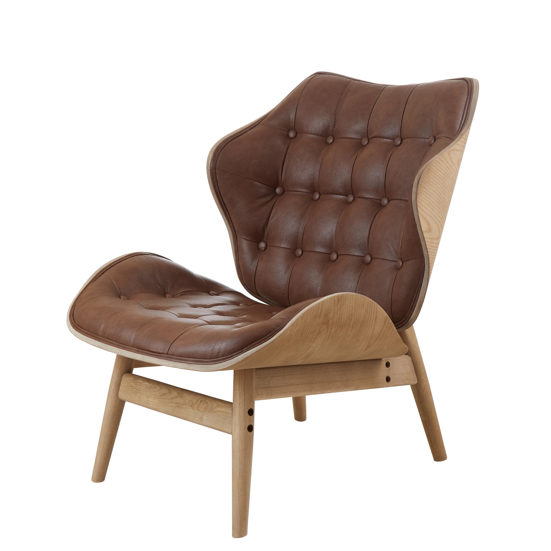 Windsor Brown Leather Effect Chair