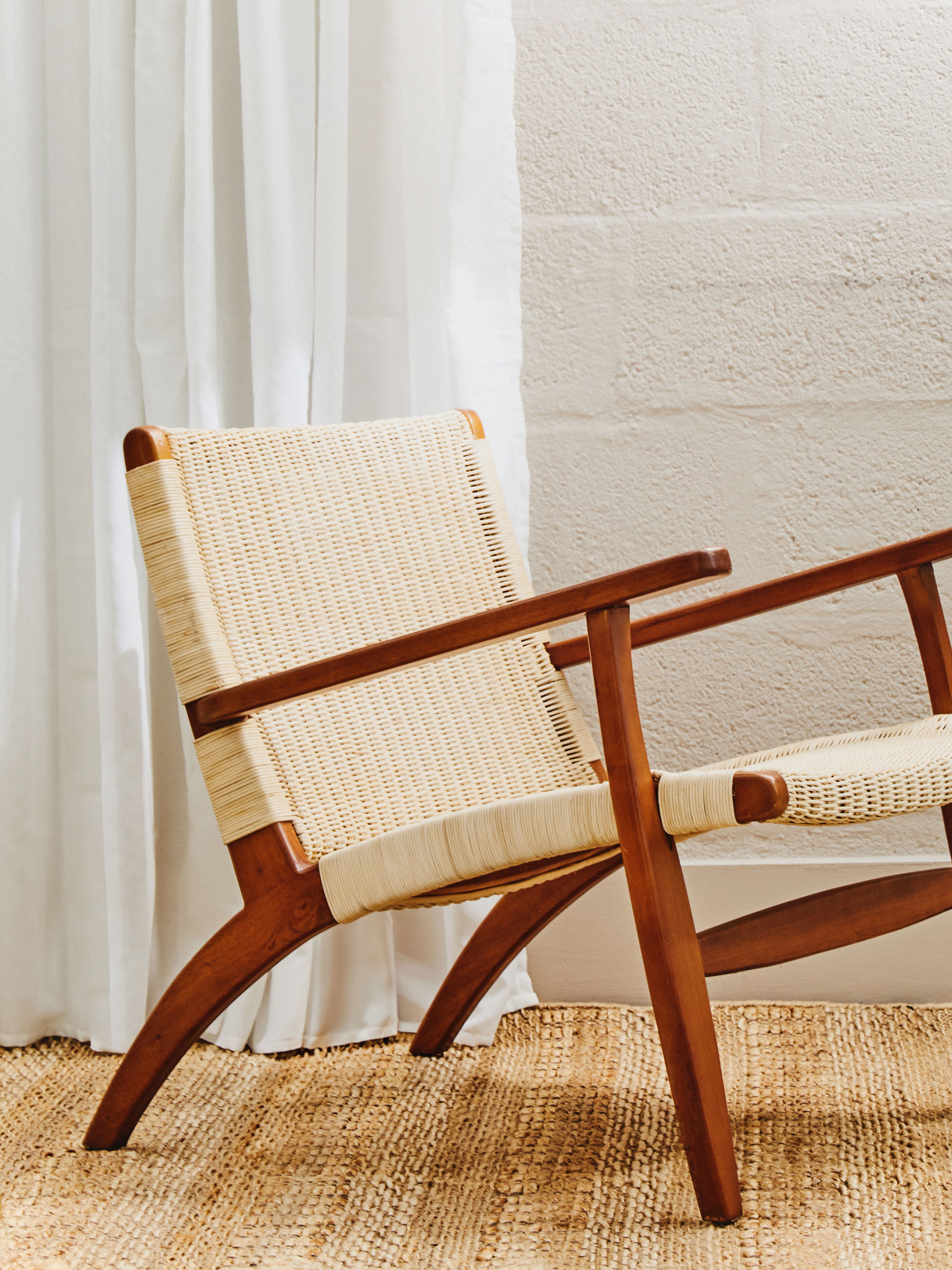 Bali Woven Chair In Natural Rattan