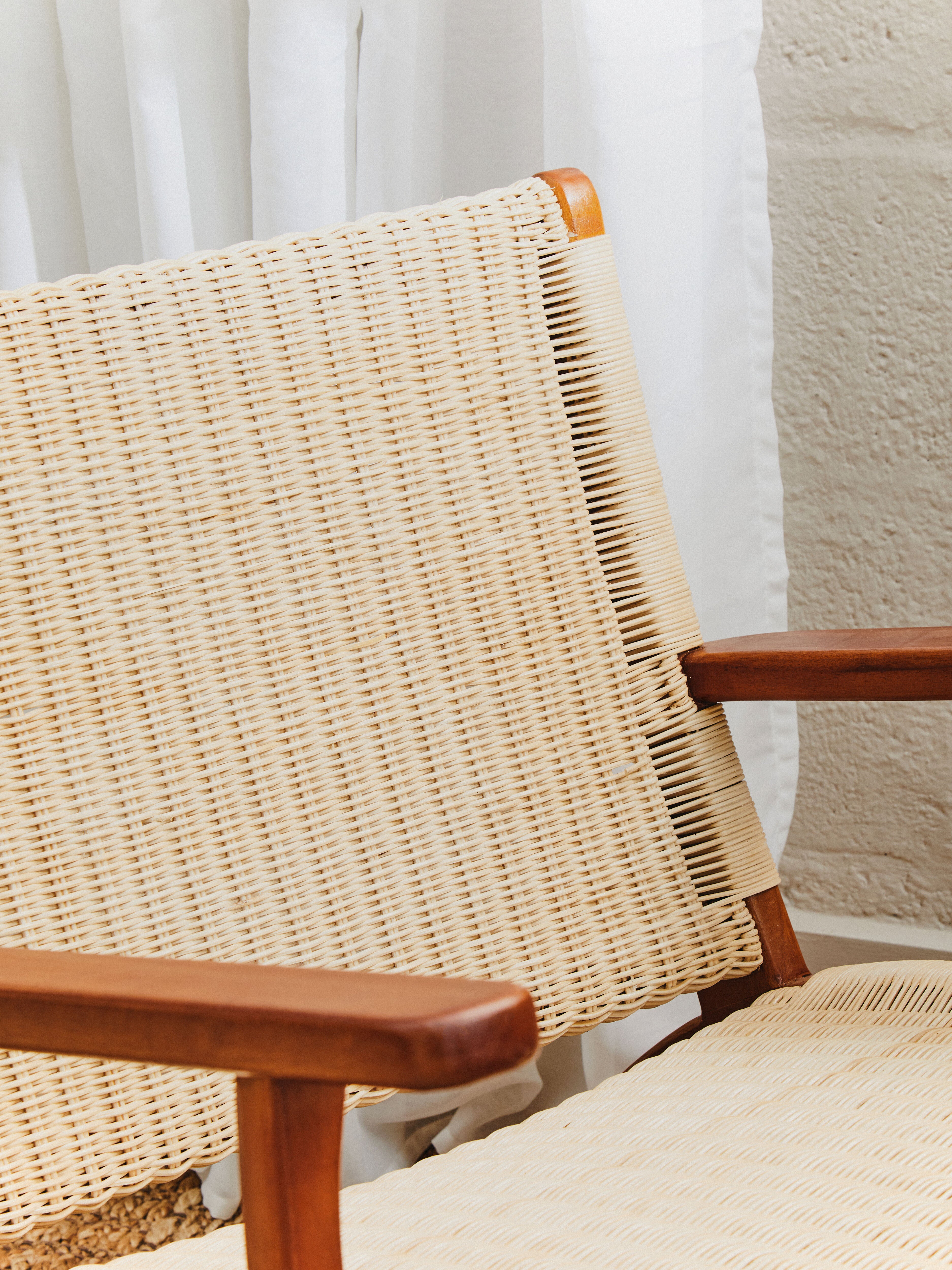 Bali Woven Chair In Natural Rattan