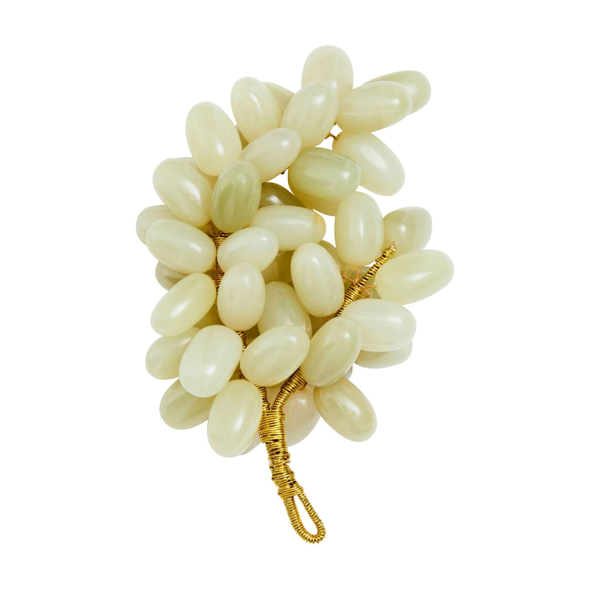 Opaline Green Onyx Decorative Grapes
