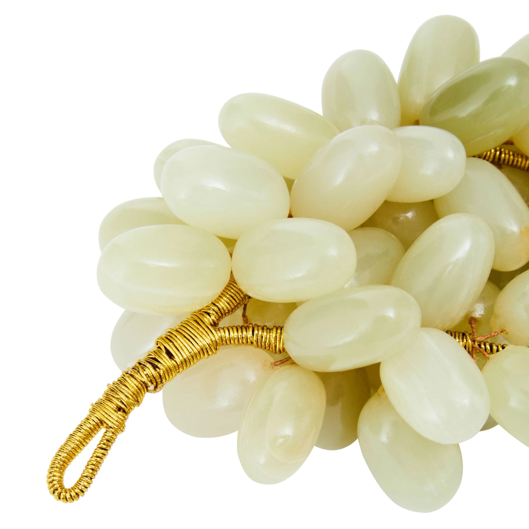 Opaline Green Onyx Decorative Grapes