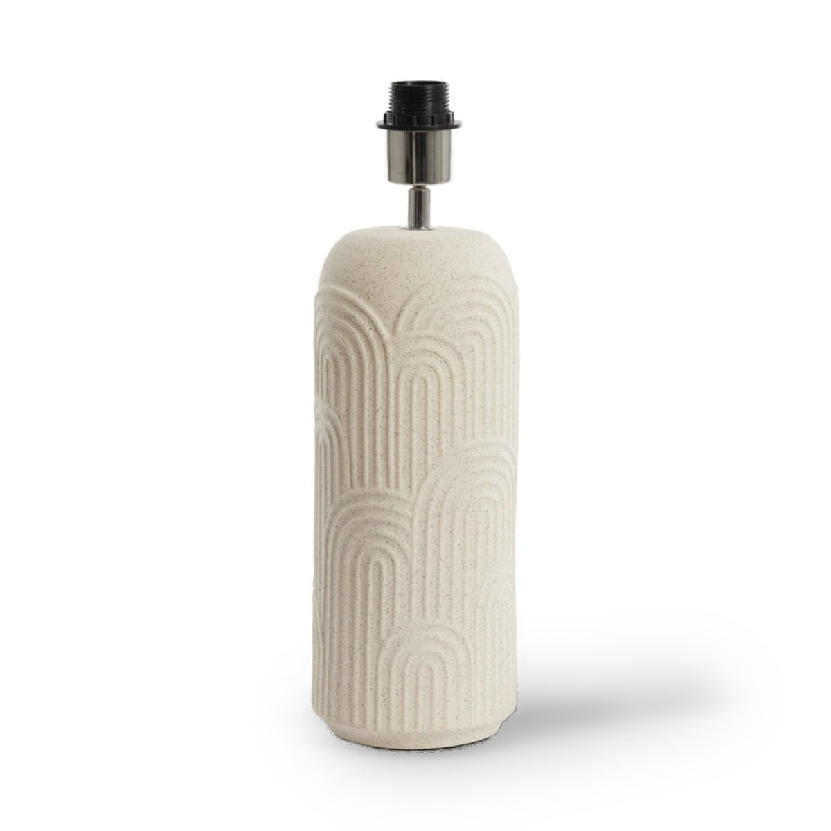 Diego Ecru Ceramic Table Lamp Base 43.5cm