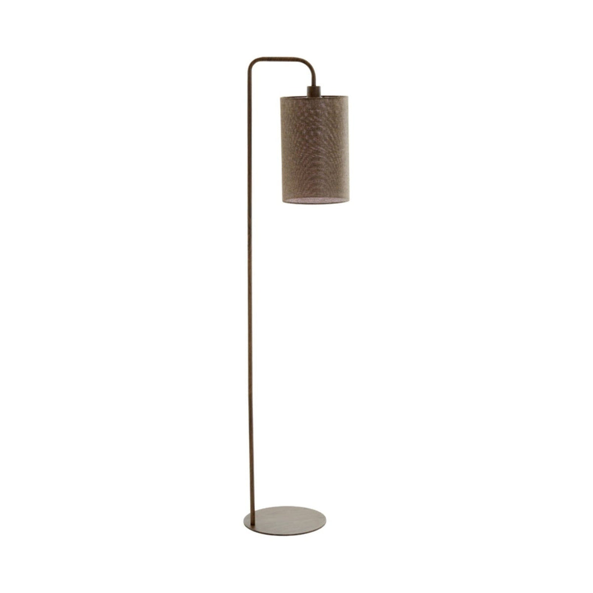 Donio Dark Brown Wood Effect Floor Lamp