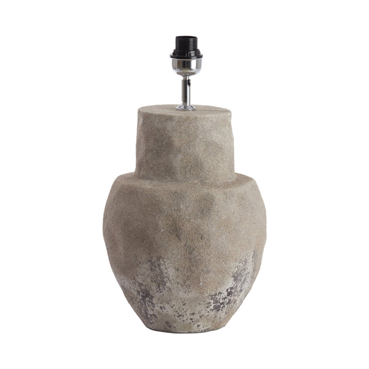 Lezama Raw Vintage Grey Ceramic Table Lamp Base