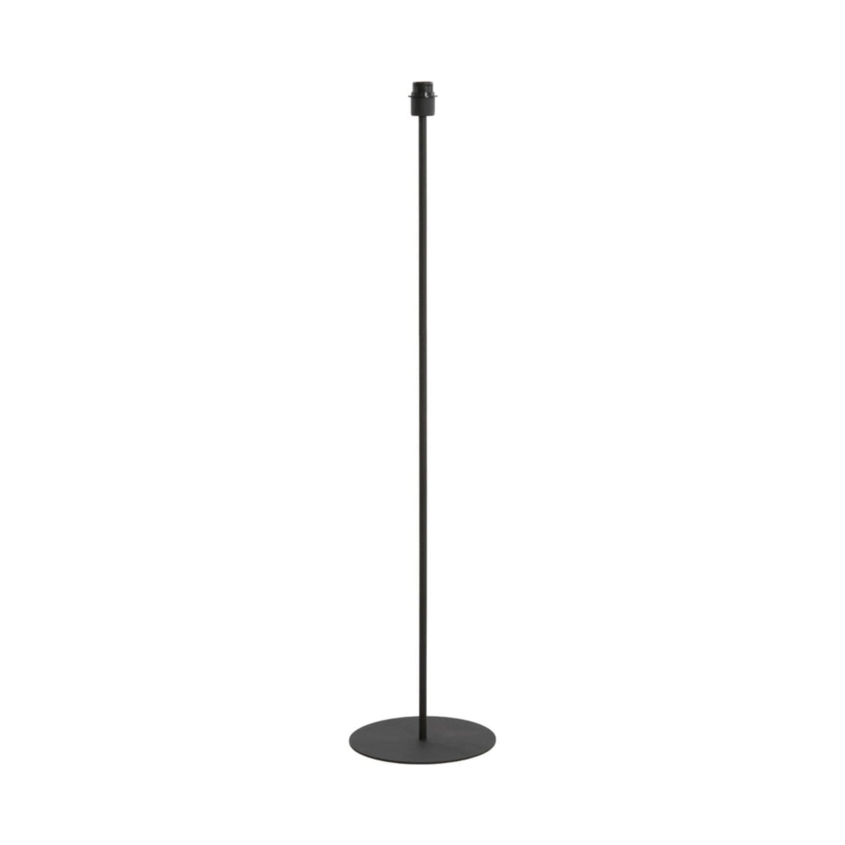 Renato Matt Black Metal Floor Lamp Base