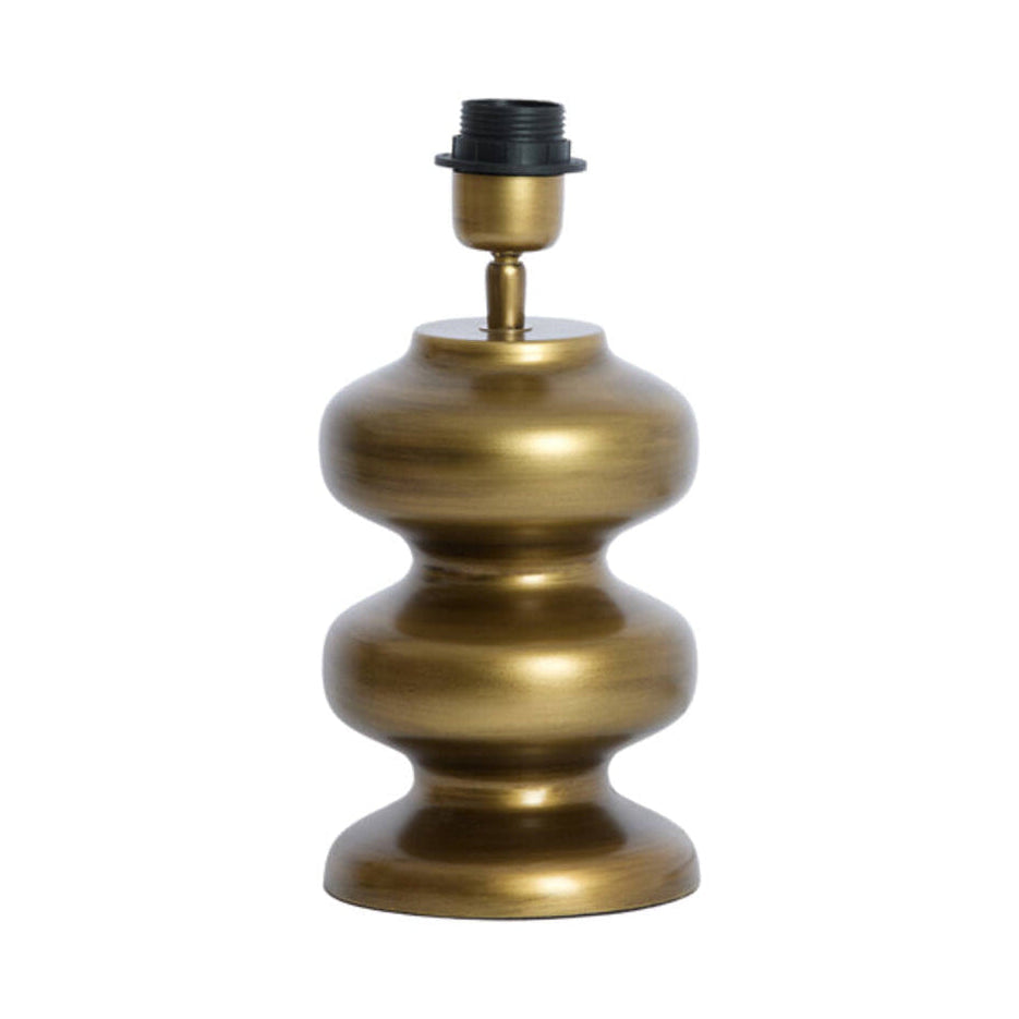 Soroca Antique Bronze Metal Stacked Table Lamp Base 24cm