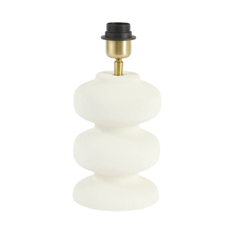 Soroca Matt Cream Metal Table Lamp Base 24cm
