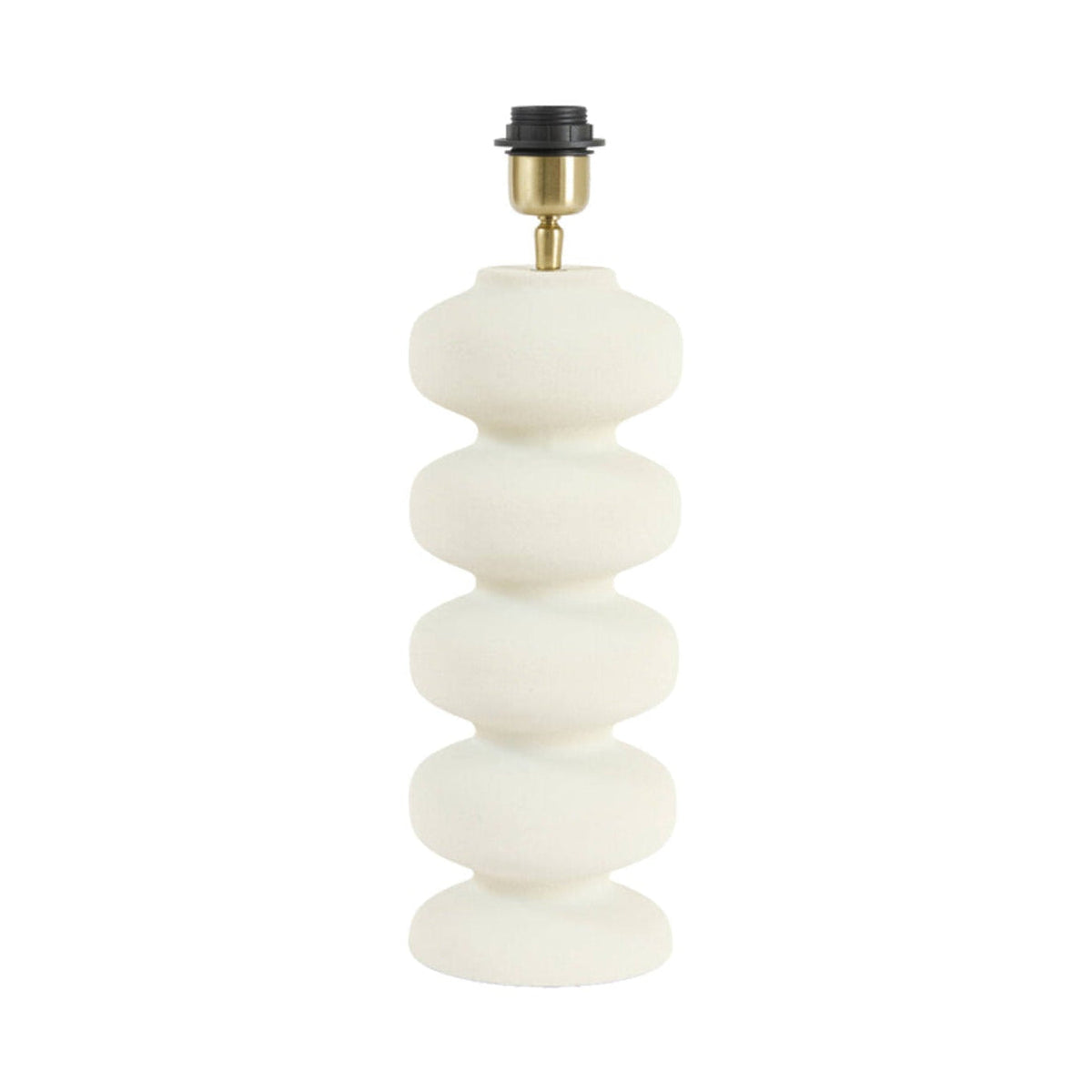 Soroca Matt Cream Metal Table Lamp Base 42cm