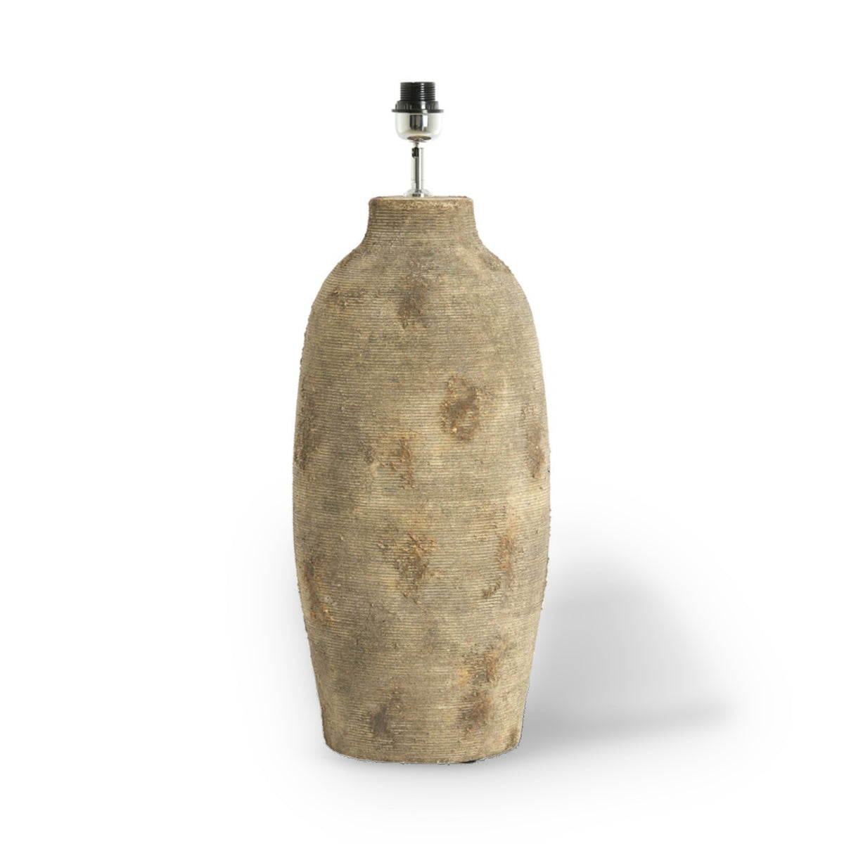 Lucente Antique Dark Brown Ceramic Table Lamp Base