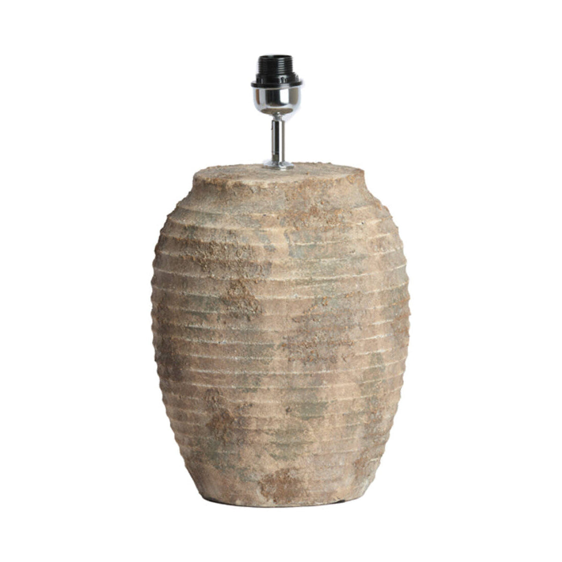 Cassaro Antique Dark Brown Ceramic Table Lamp Base