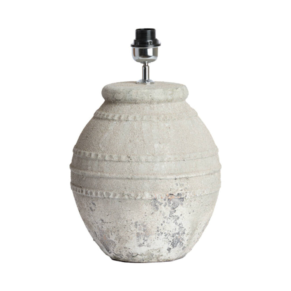 Ventura Textured Grey Ceramic Table Lamp Base