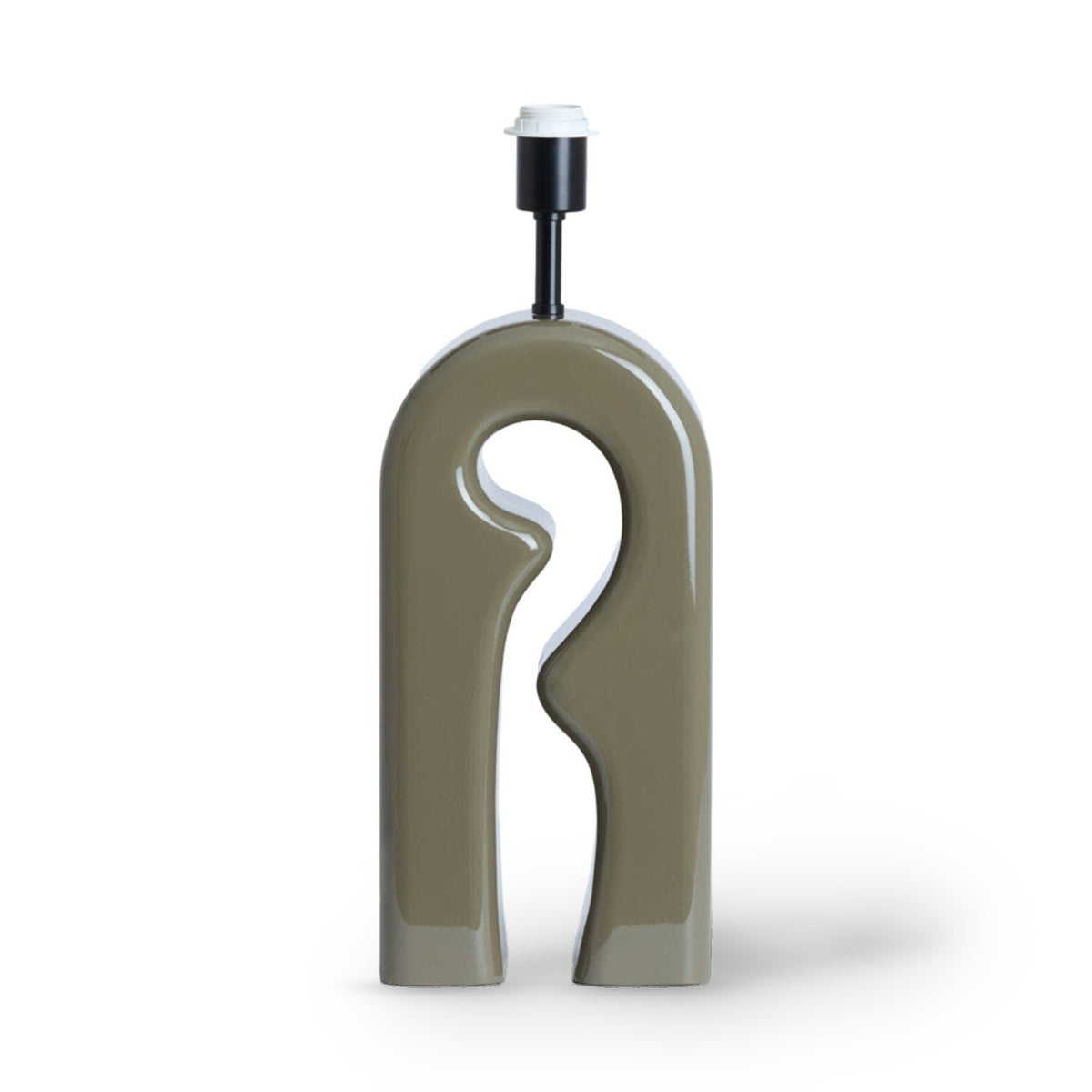 Mistra Gloss Taupe Table Lamp Base