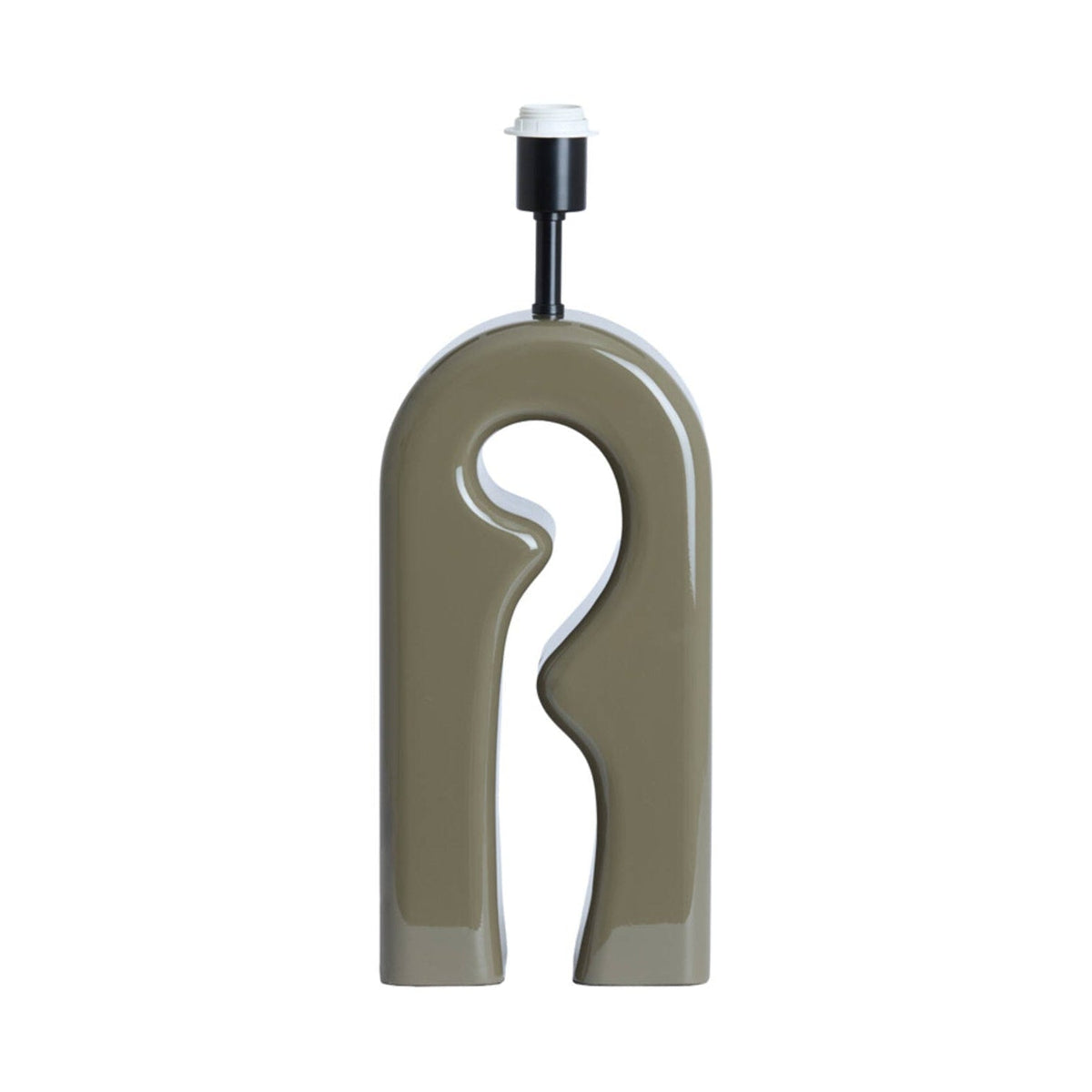 Mistra Gloss Taupe Table Lamp Base