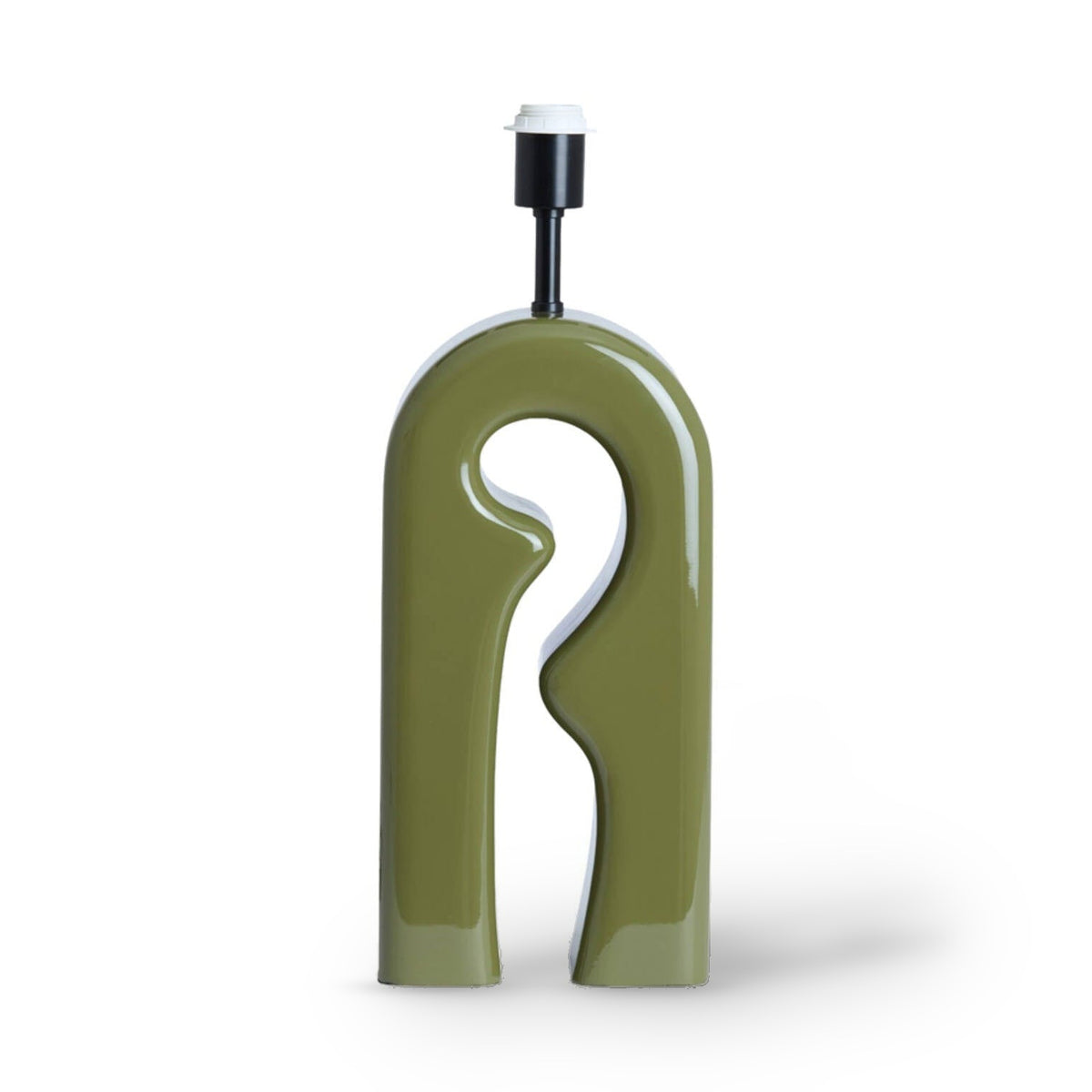 Mistra Gloss Olive Green Table Lamp Base