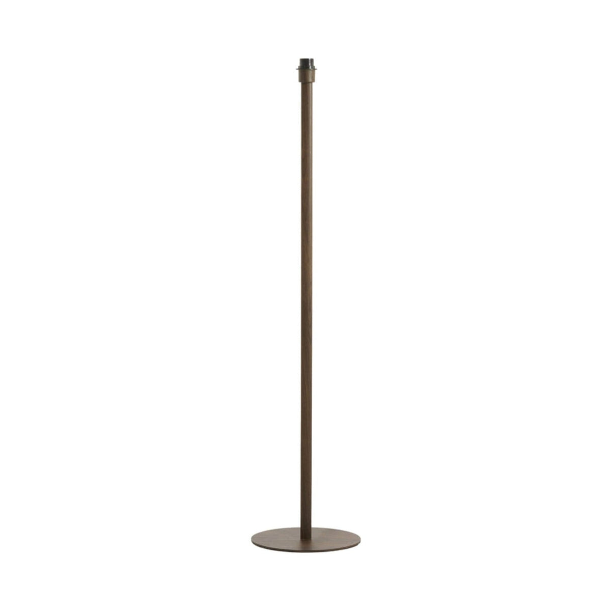 Cerini Dark Brown Wood Effect Floor Lamp Base