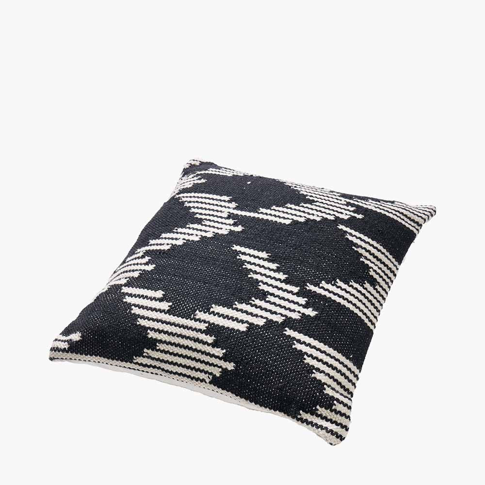 Black & White Chevron Design Scatter Cushion Indoor/Outdoor