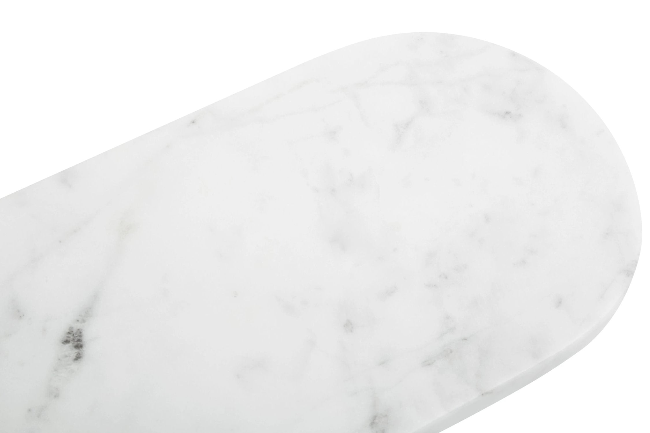 Lucca Oblong White Marble Serving Board