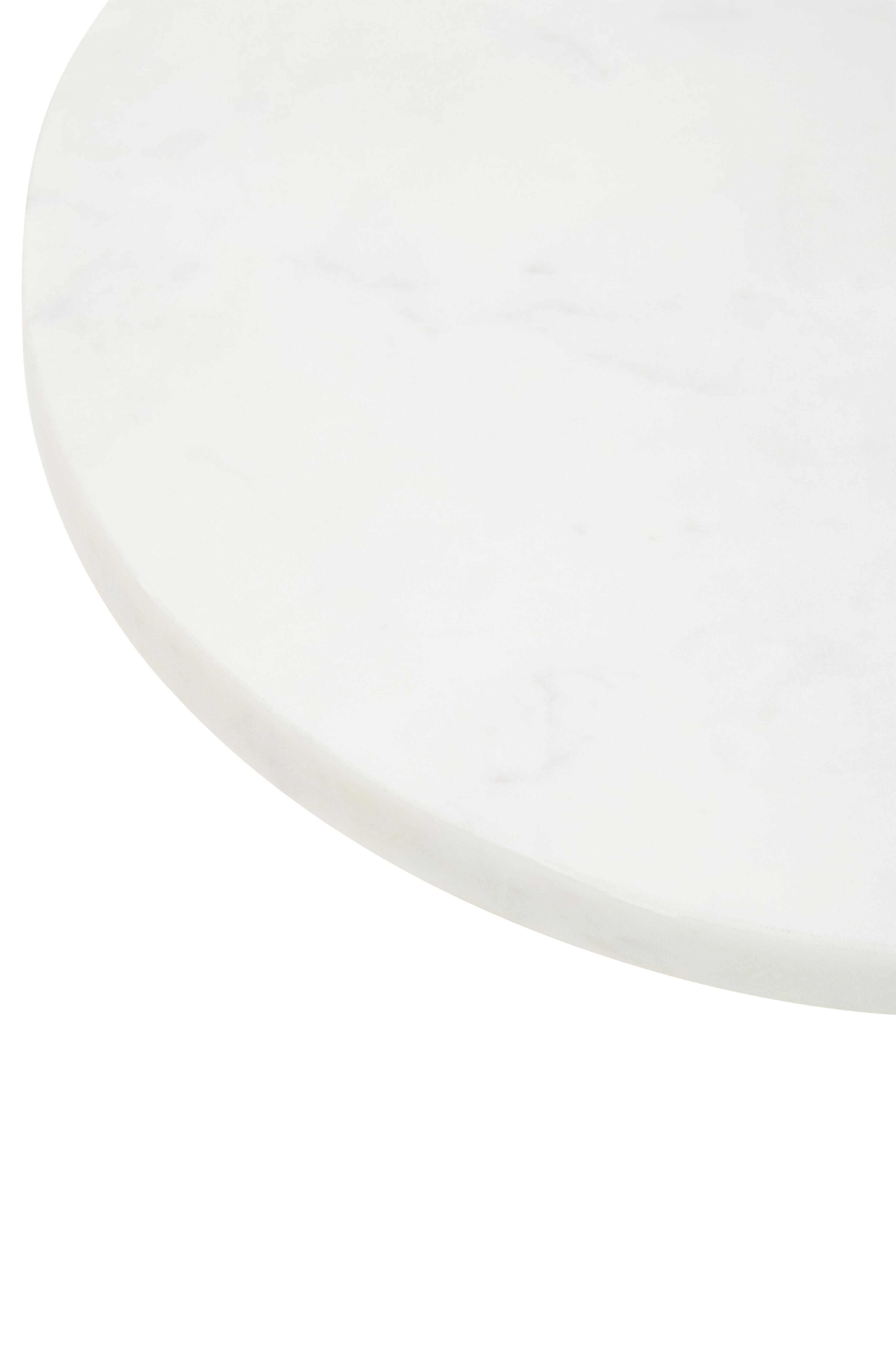 Burano White Marble & Acacia Wood Cake Stand