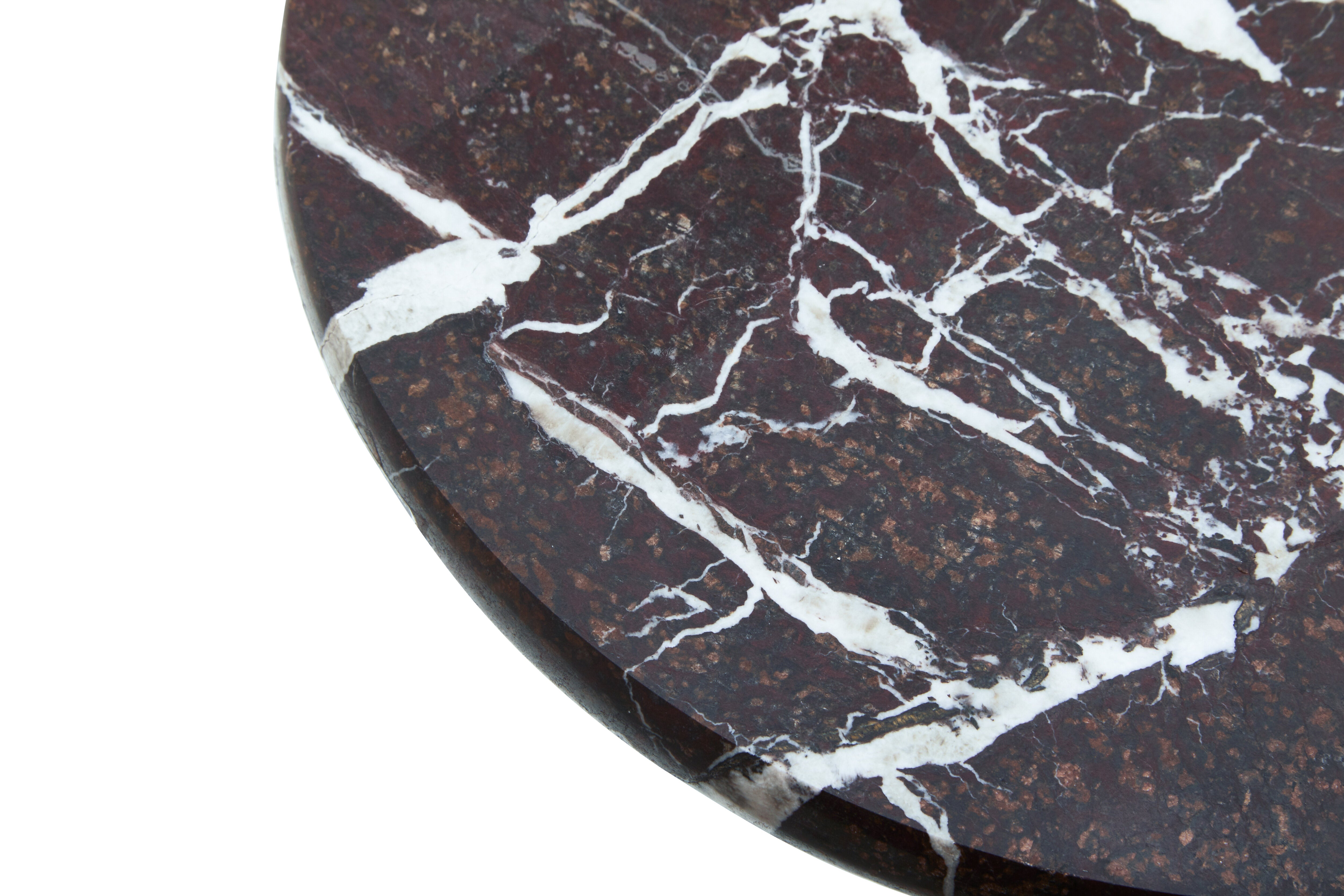 Toluca Red Marble Cake Stand