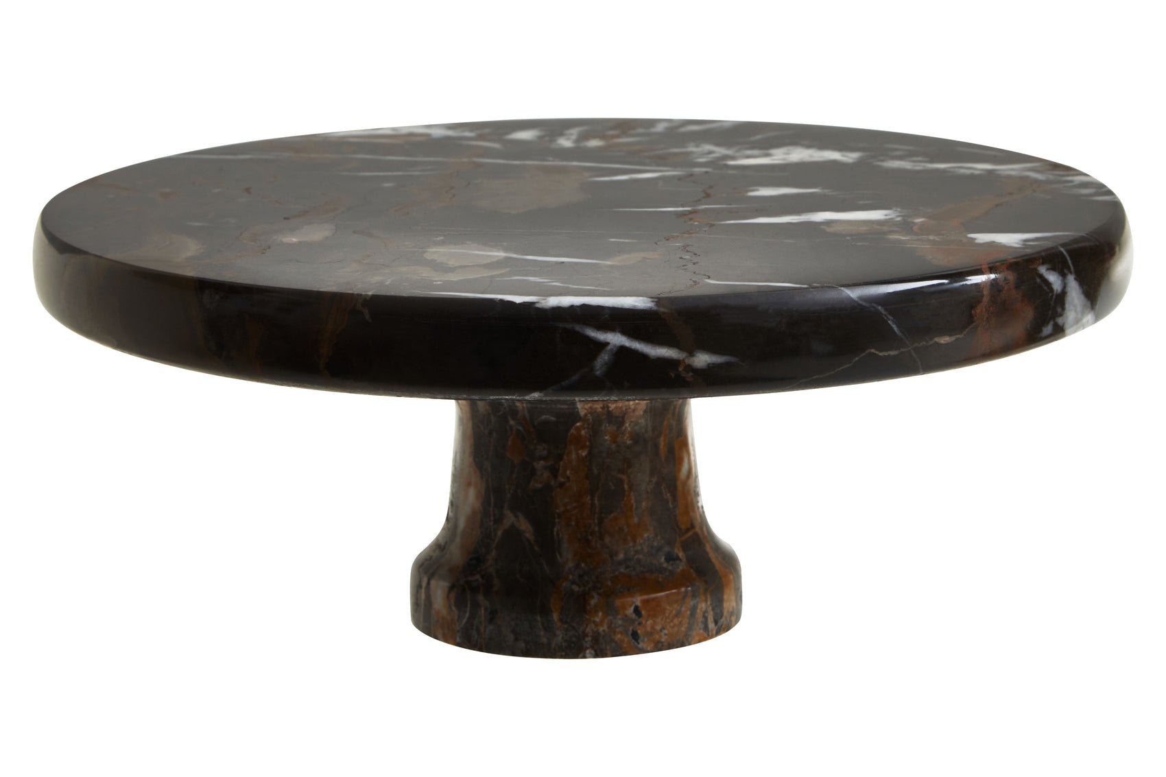 Karter Black Marble Cake Stand