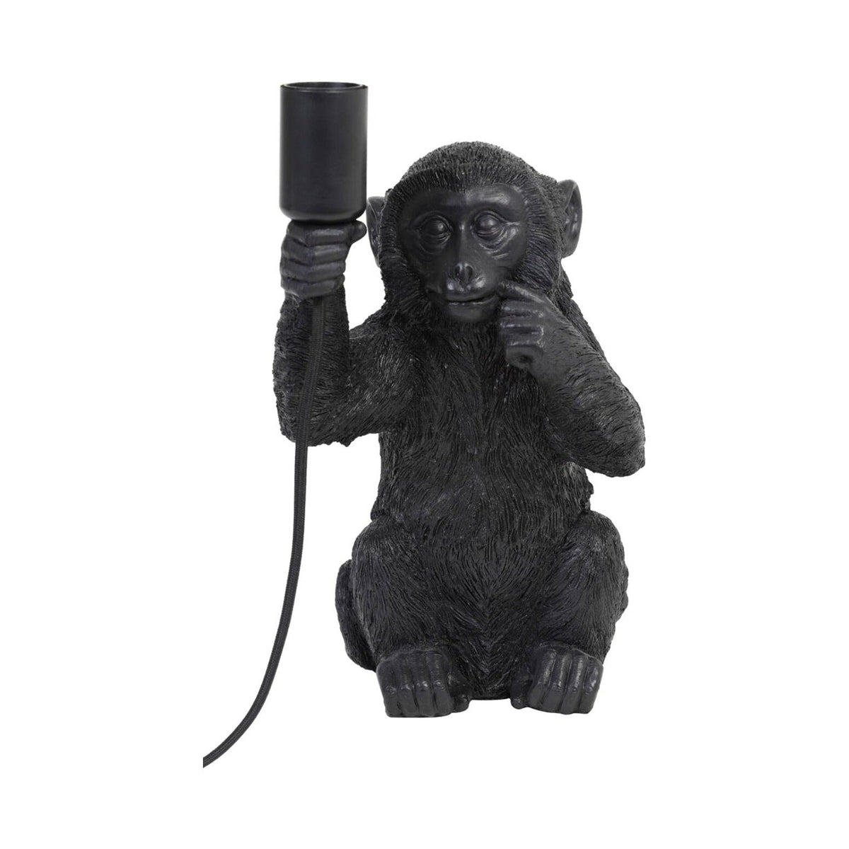 Monkey Black Table Lamp
