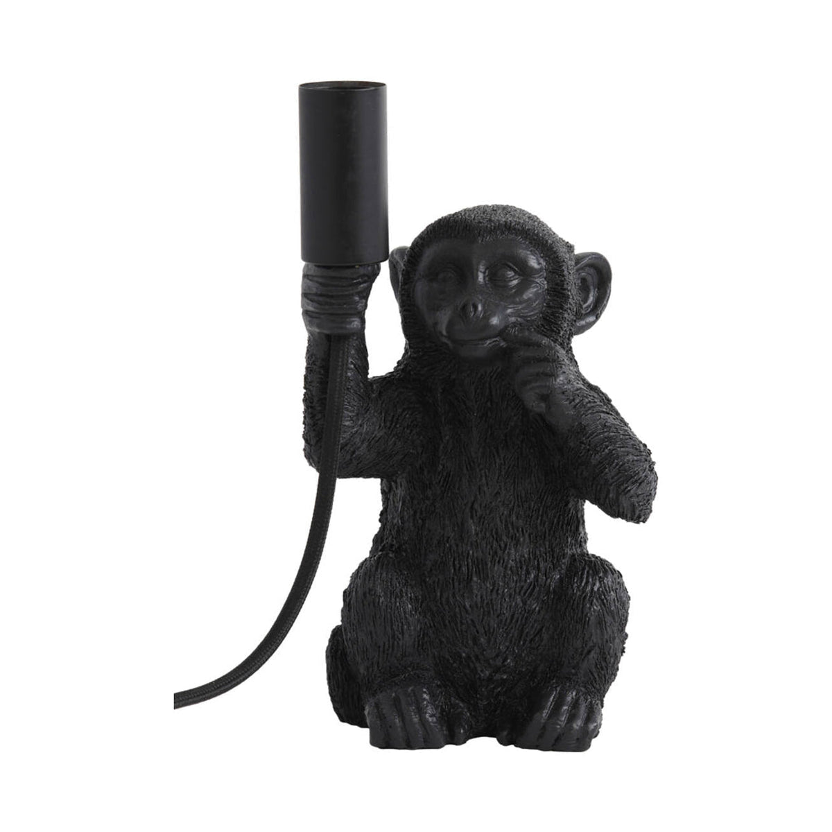 Monkey Matt Black Table Lamp