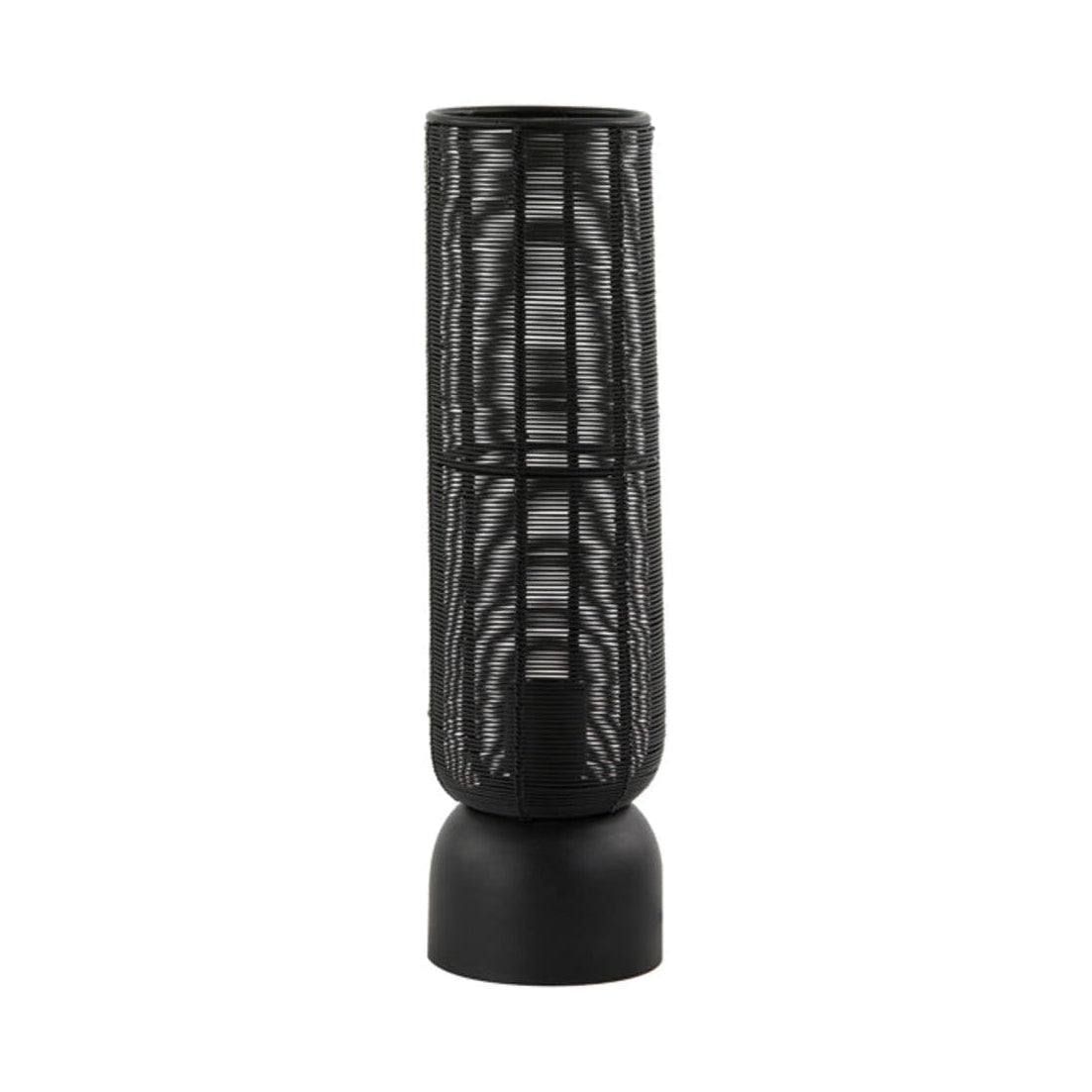 Lezuza Matt Black Metal Table Lamp 39.5cm