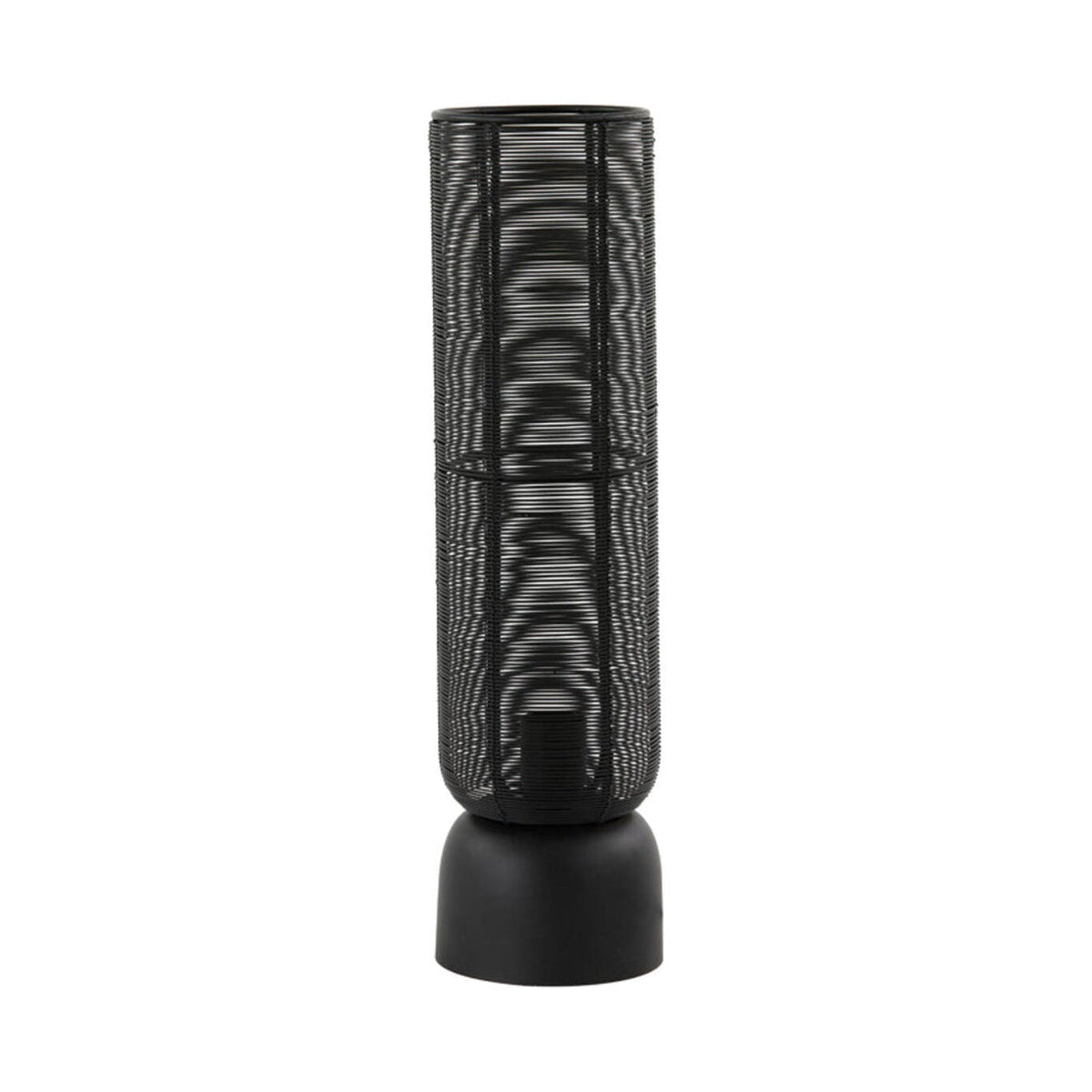 Lezuza Matt Black Metal Table Lamp 49.5cm