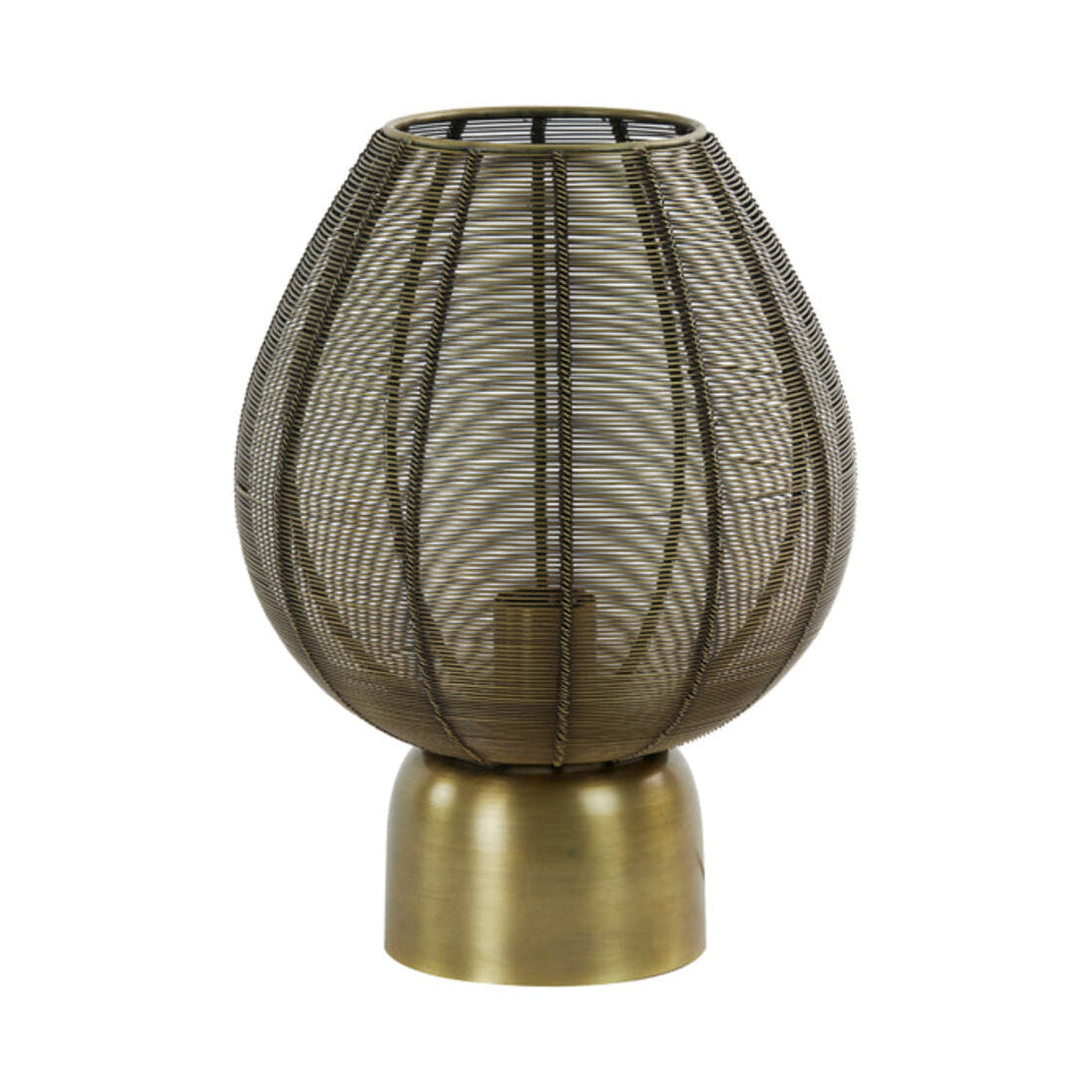 Suneko Antique Bronze Metal Table Lamp