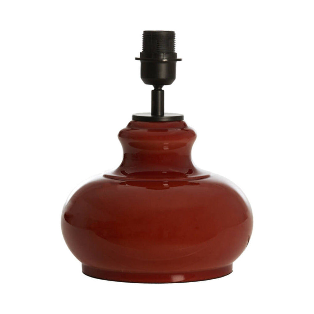Verde Brown Glass Table Lamp Base 28.5cm