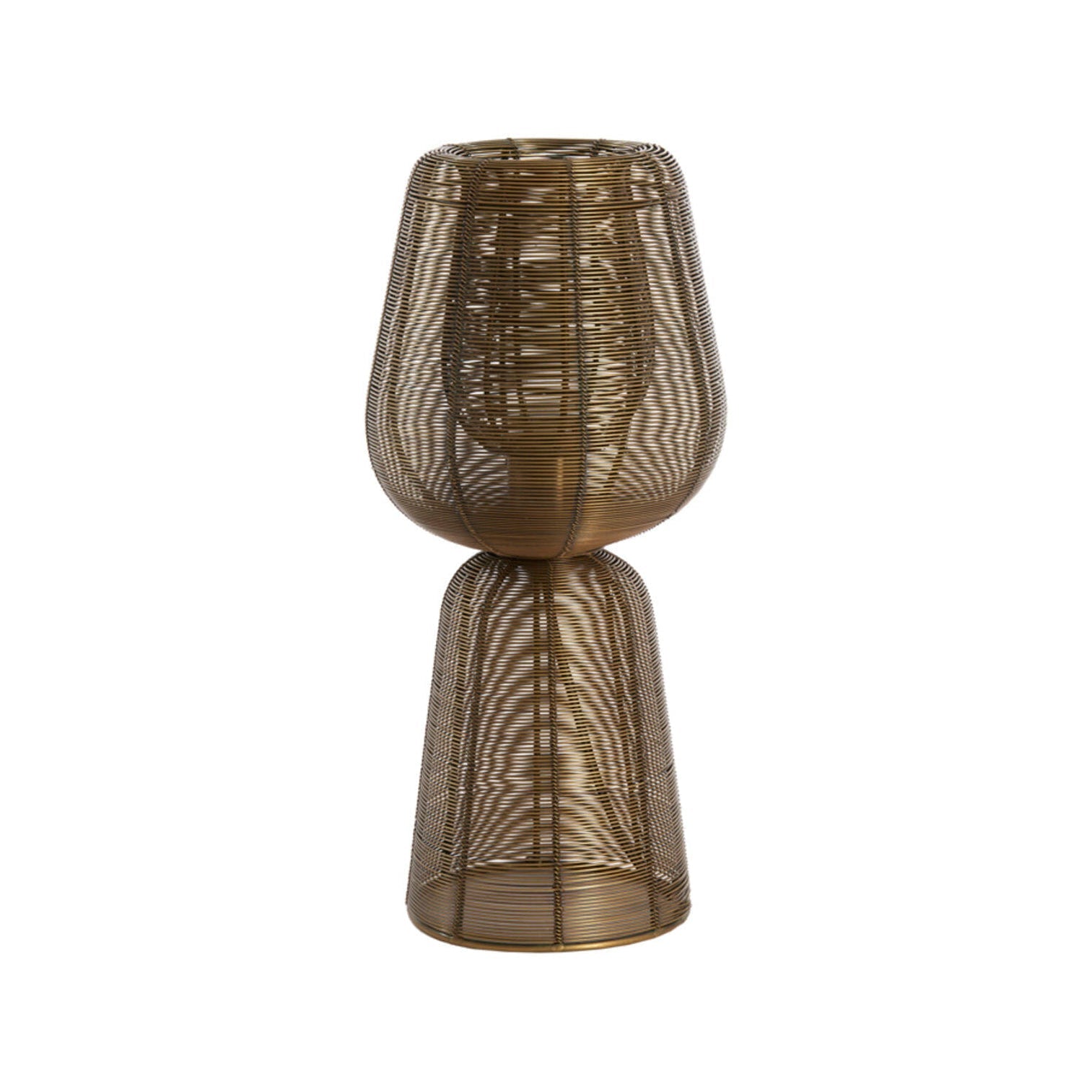 Aboso Antique Bronze Metal Table Lamp 42cm