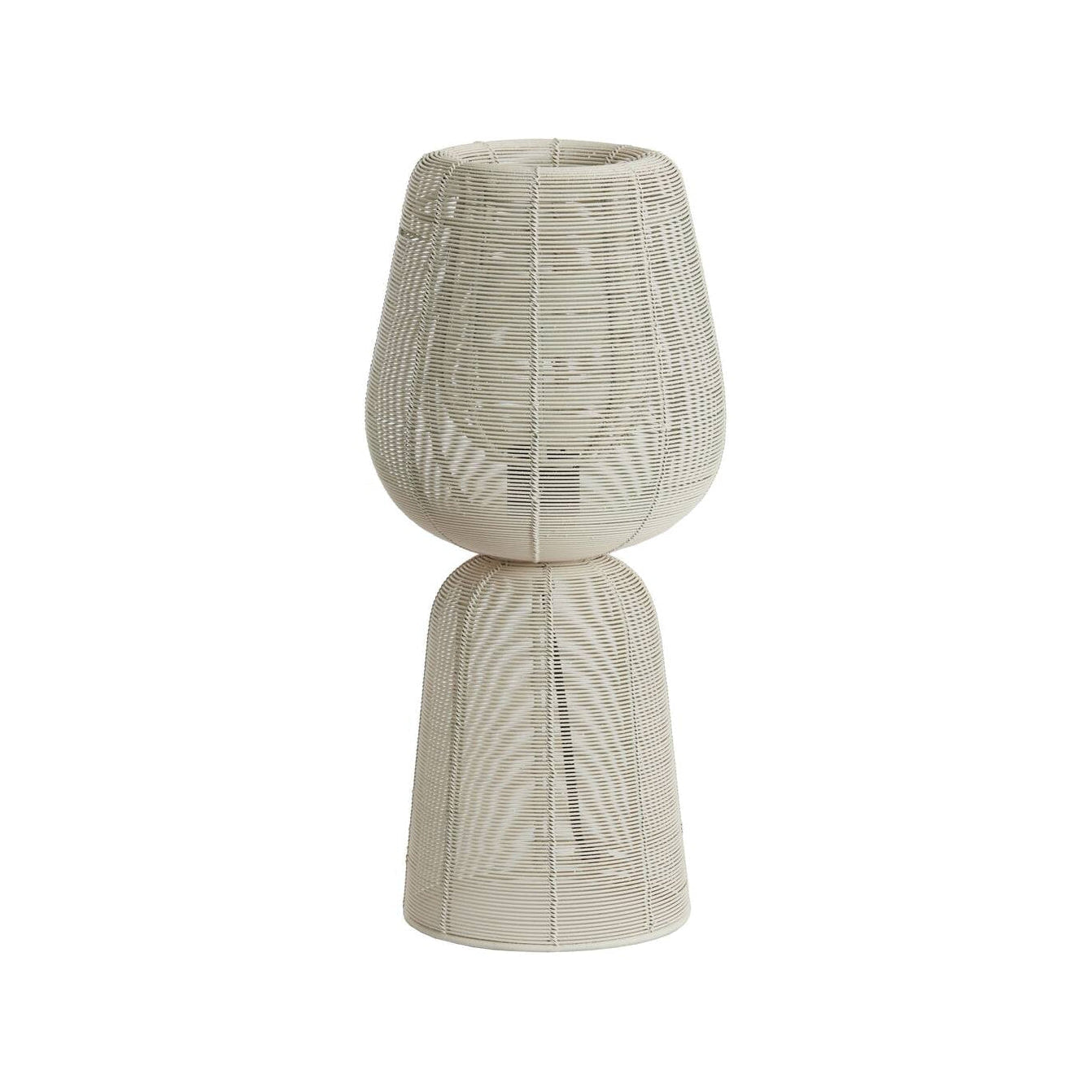 Aboso Cream Metal Table Lamp 42cm