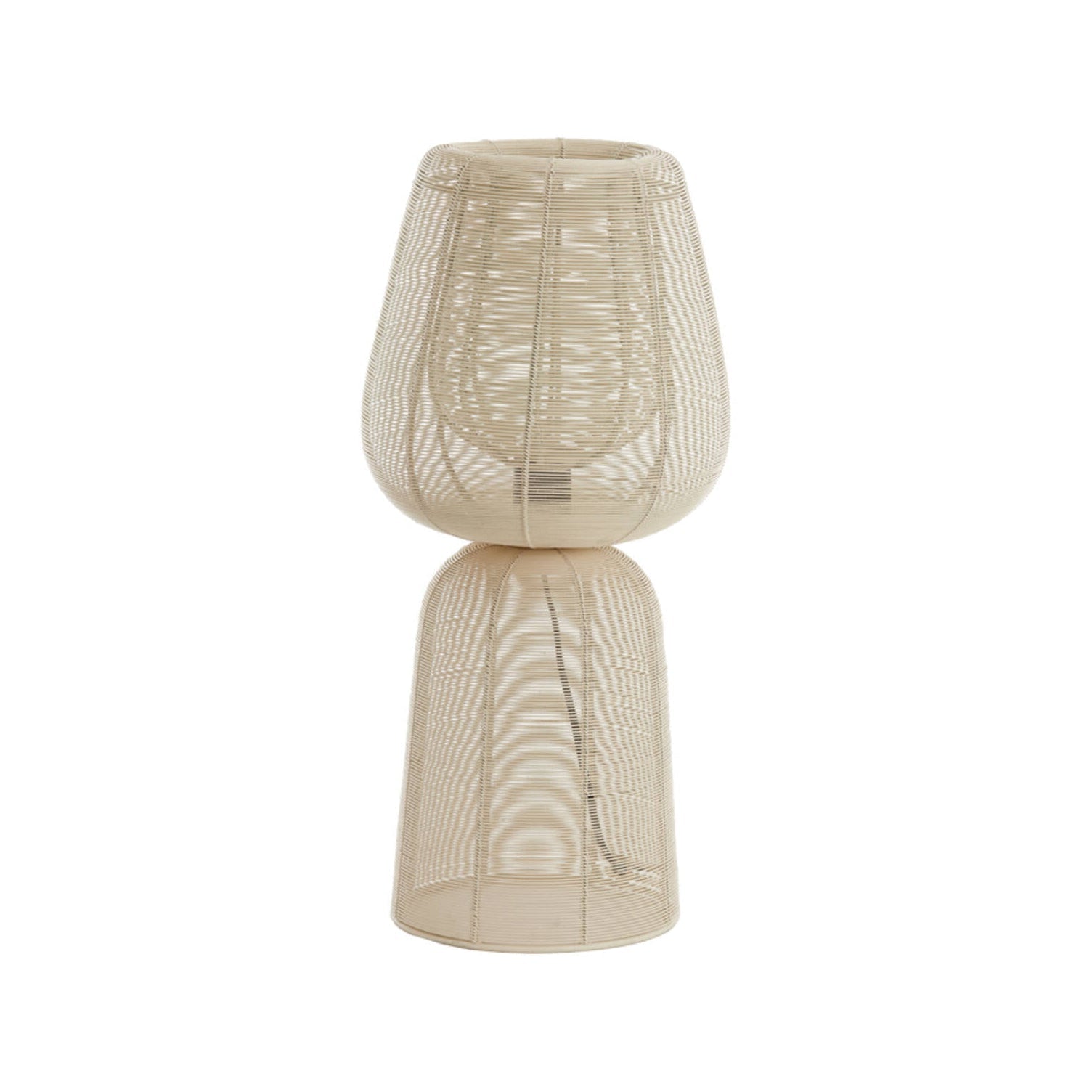 Aboso Cream Metal Table Lamp 54cm