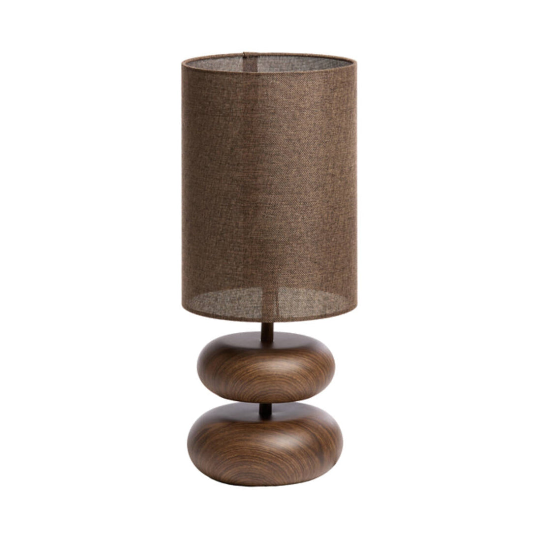 Danialo Dark Brown Wood Effect Table Lamp 50.5cm