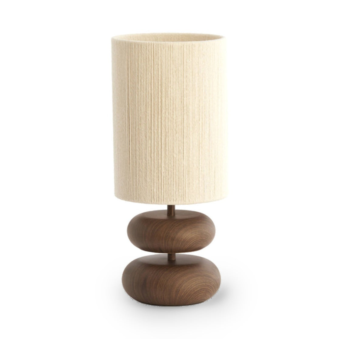Danialo Dark Brown & Cream Rope Table Lamp 50.5cm