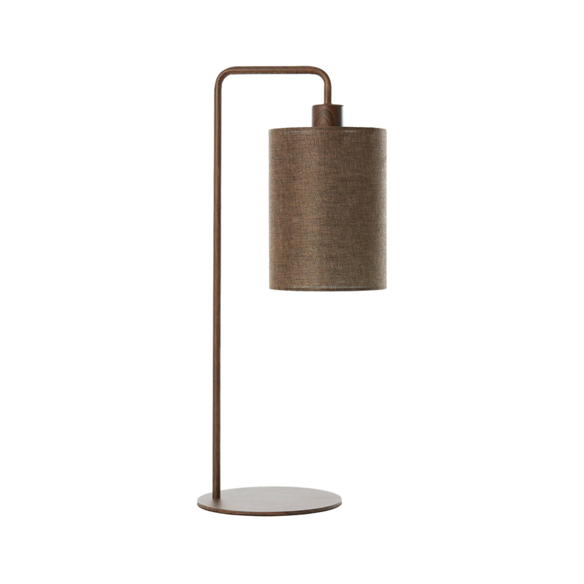Donio Dark Brown Wood Effect Table Lamp