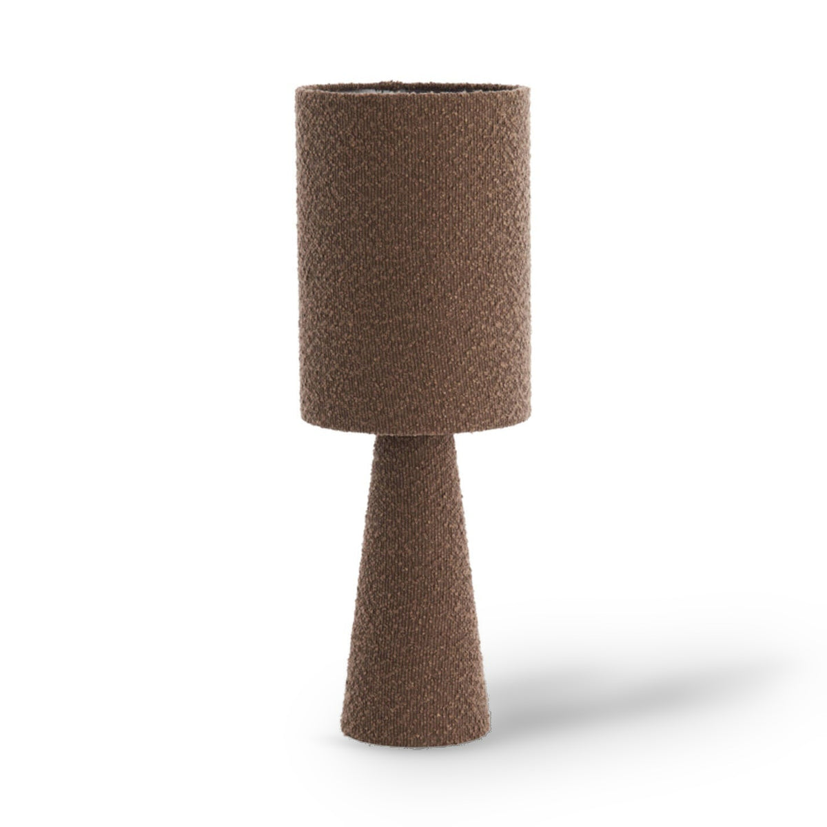 Micky Brown Bouclé Table Lamp