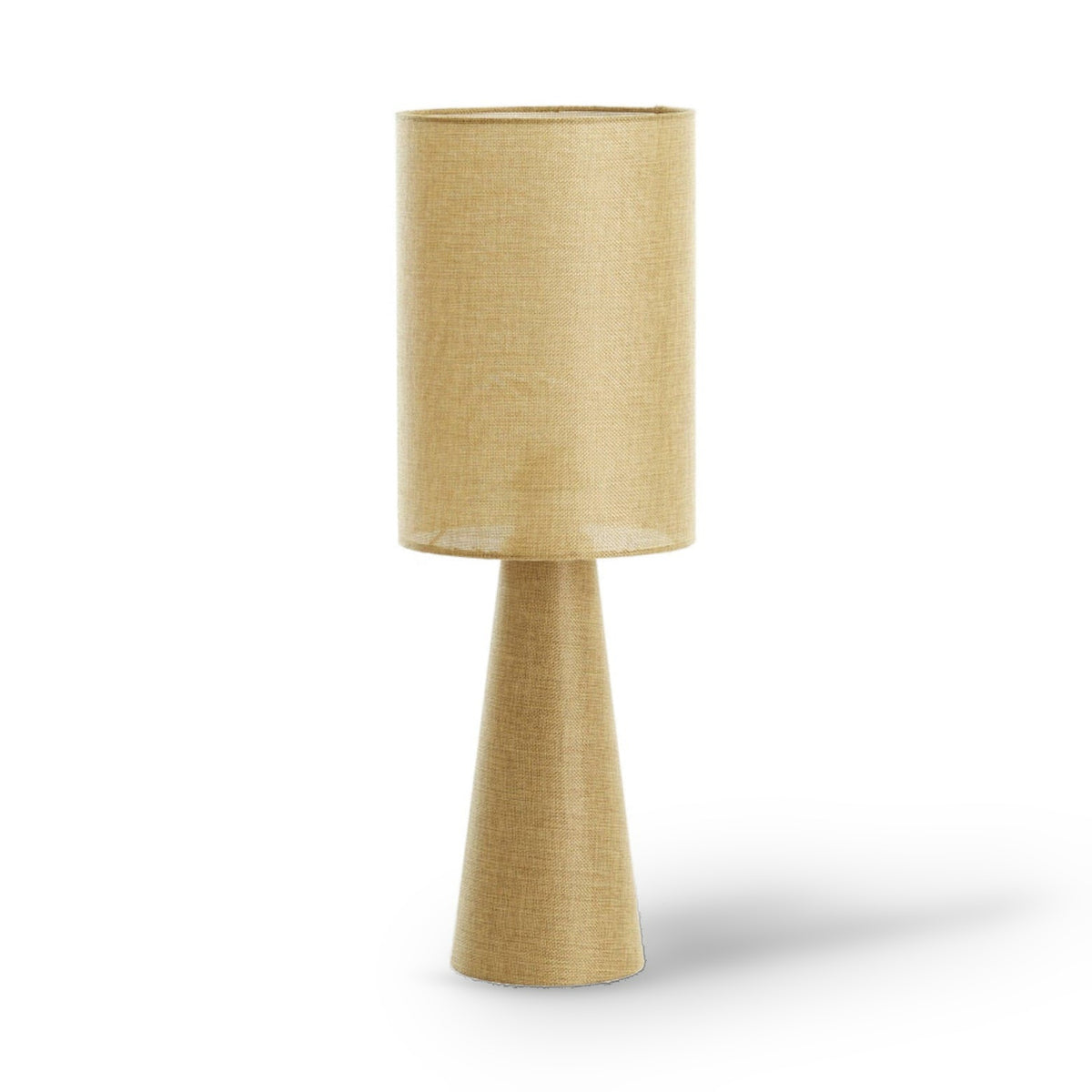 Micky Olive Green Linen Table Lamp