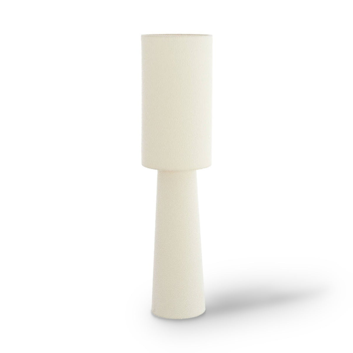 Mikkel Cream Bouclé Floor Lamp