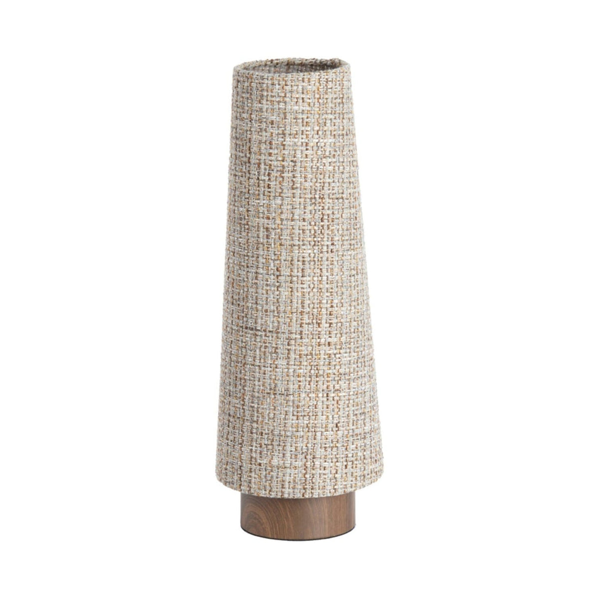 Howie Two Tone Brown Wood Effect Table Lamp 52.5cm