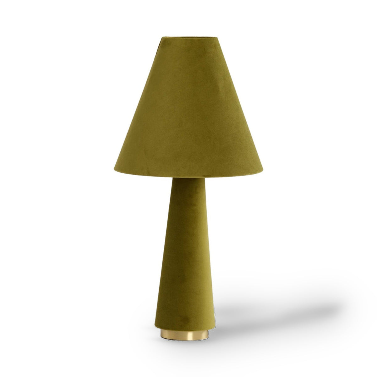 Devia Green Velvet Table Lamp