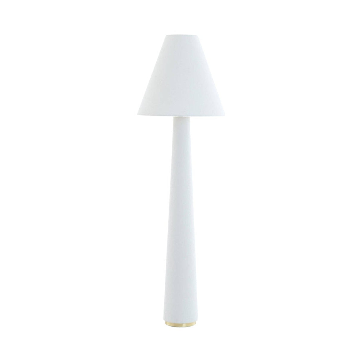 Devia Cream Bouclé Floor Lamp