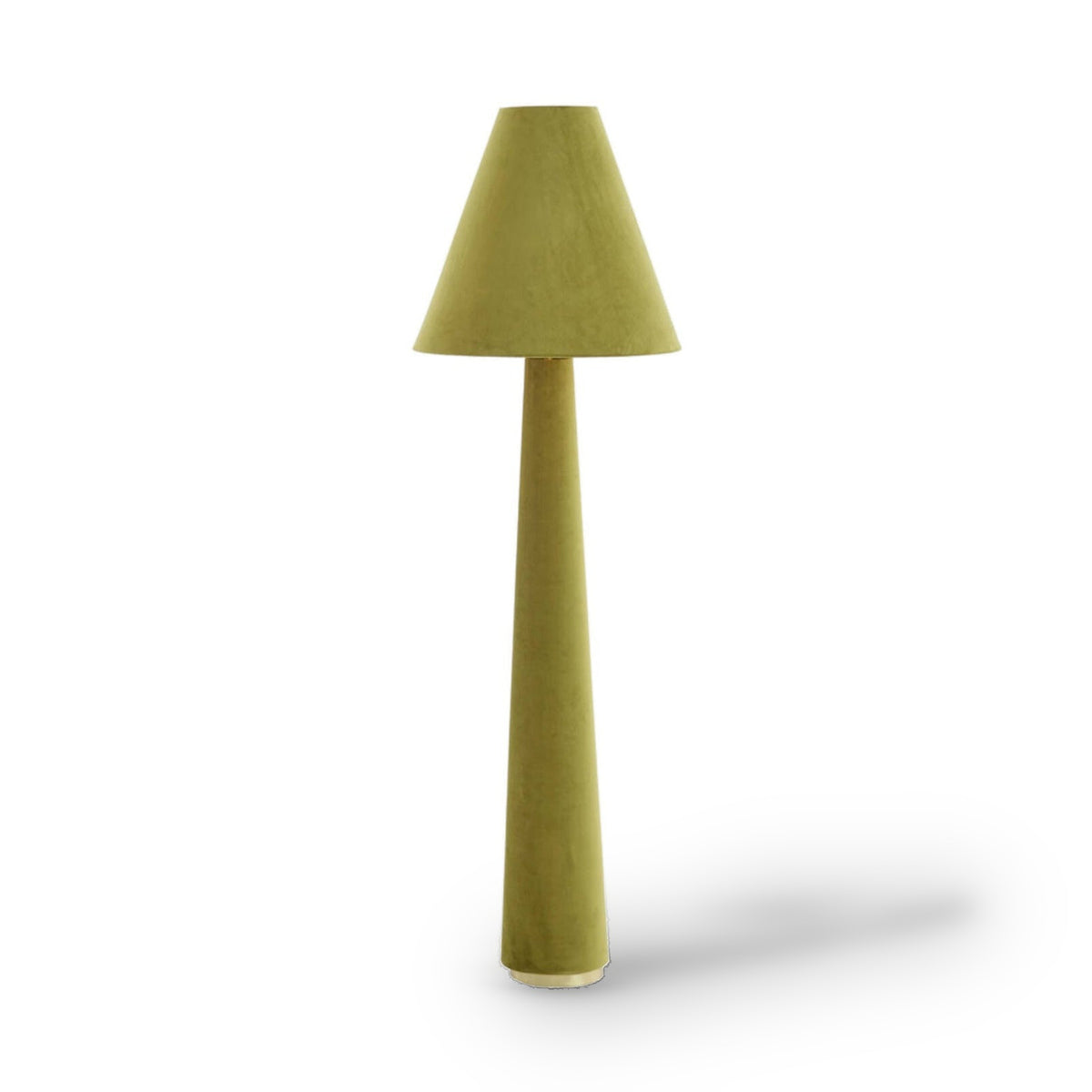 Devia Green Velvet Floor Lamp