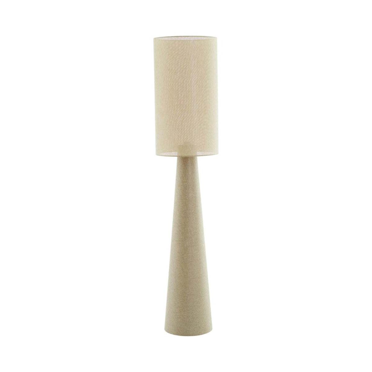 Micky Olive Green Linen Floor Lamp