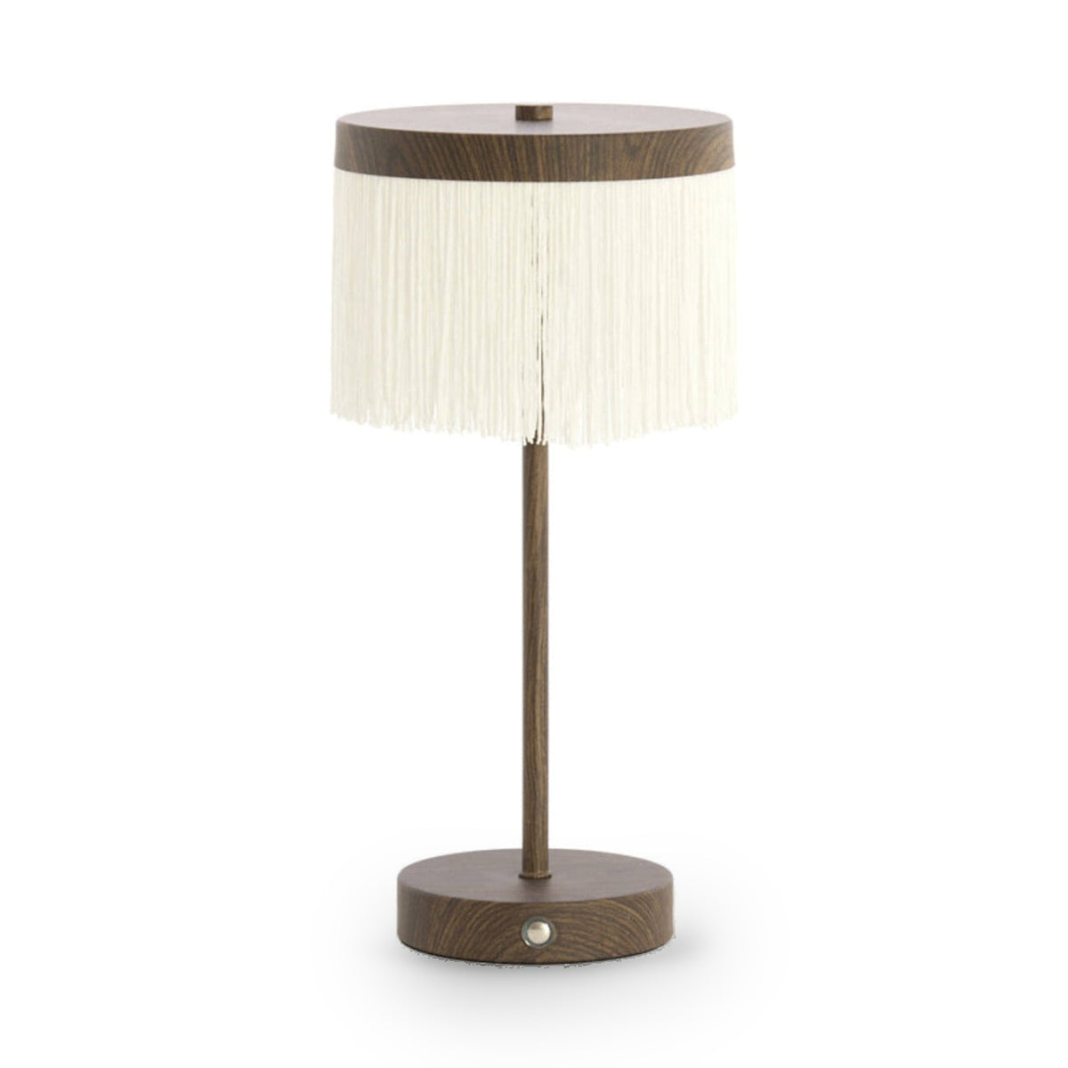 Diny Dark Brown & Cream LED Table Lamp