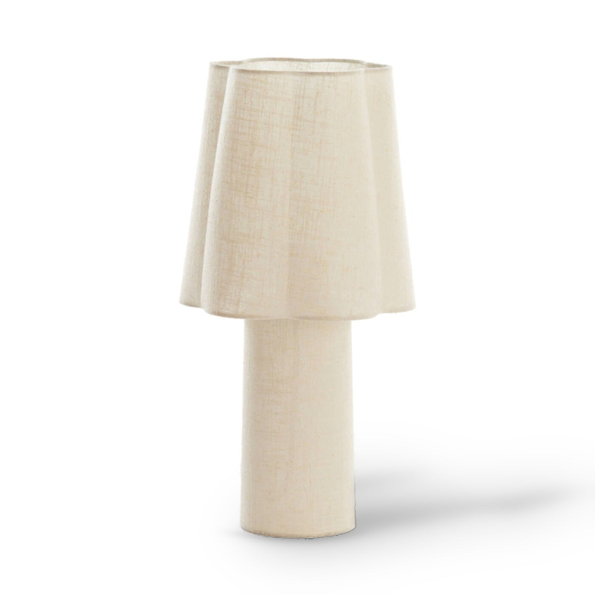 Musaby Natural Linen Table Lamp