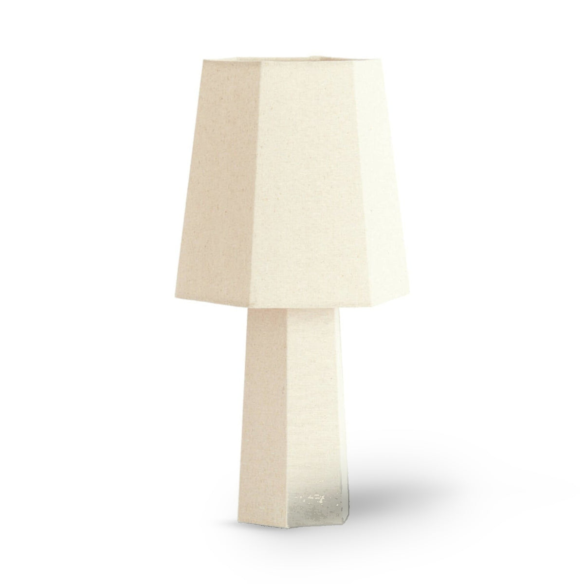Musabo Natural Linen Table Lamp