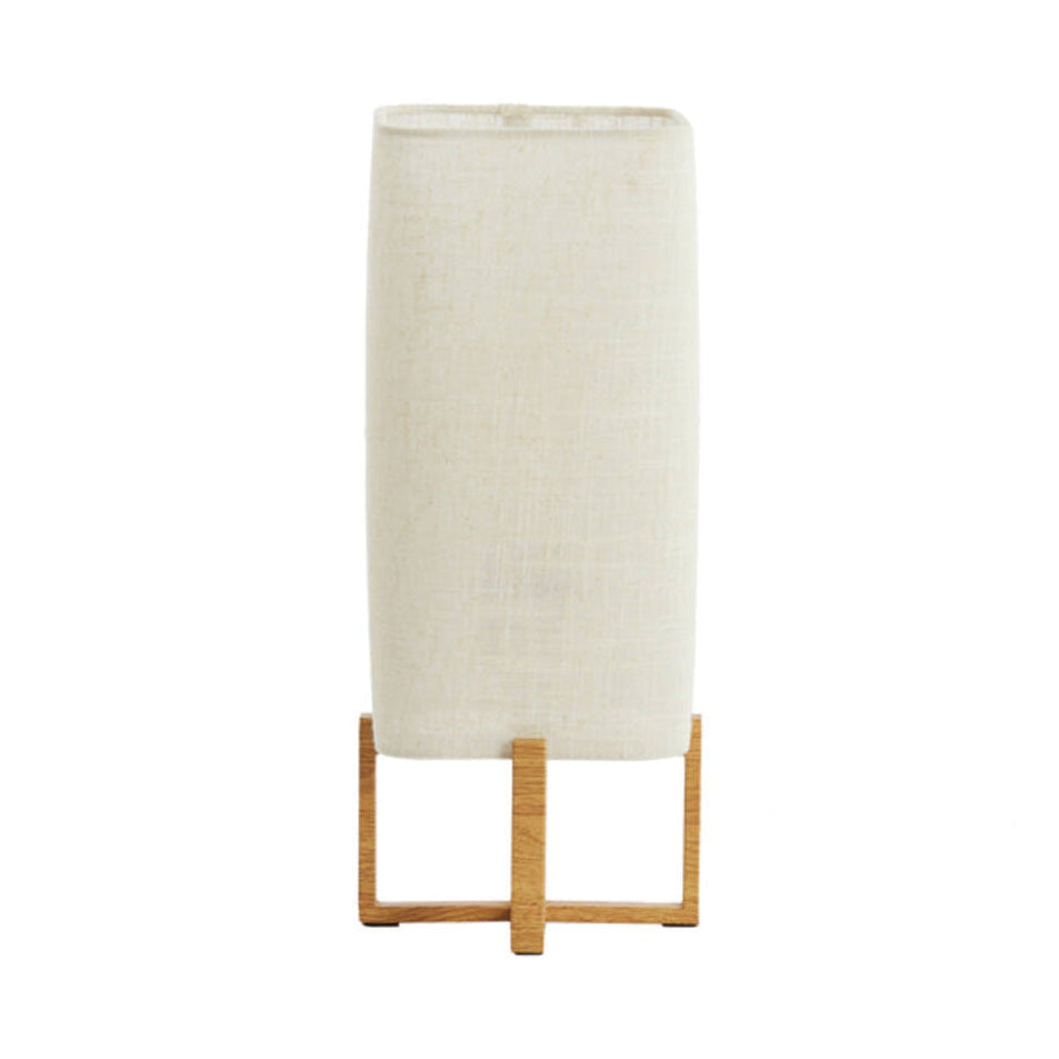 Wyn Natural & Cream Linen Table Lamp 39cm