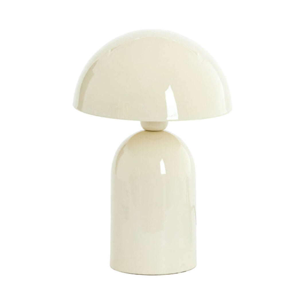 Tolima Gloss Cream Metal Table Lamp 35cm