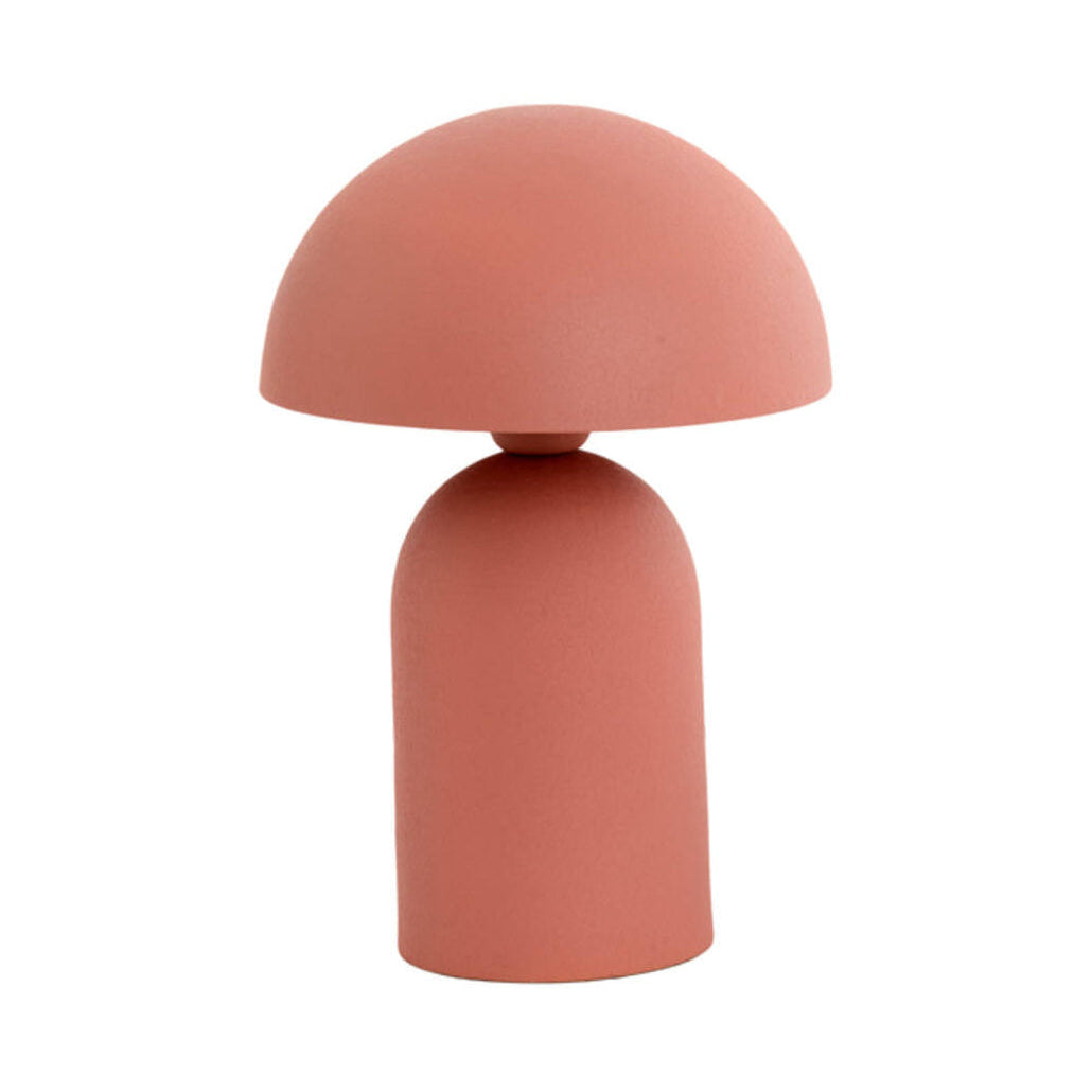 Tolima Matt Coral/Pink Metal Table Lamp 35cm